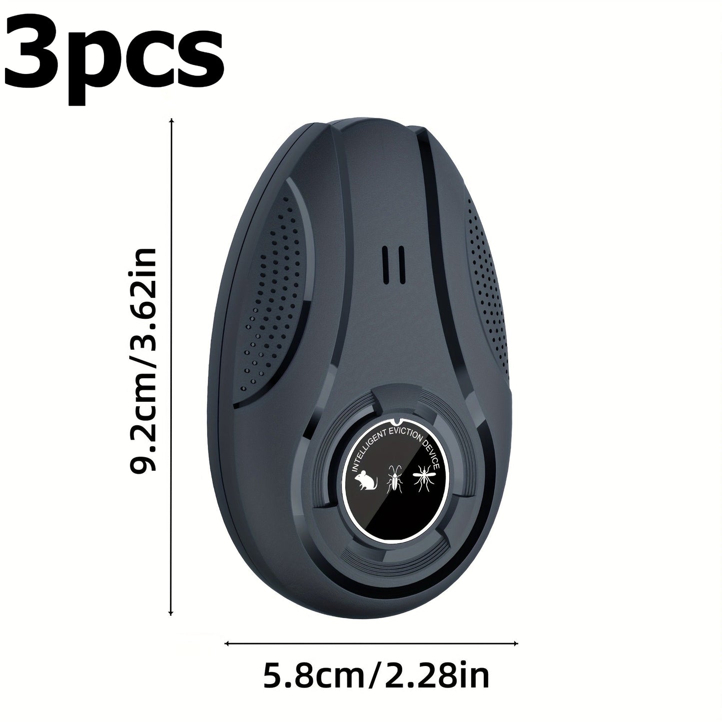 Electronic Pest Repeller, Soundwave Variable Frequency Insect for Home, Shop & Warehouse, Repels Mosquitoes