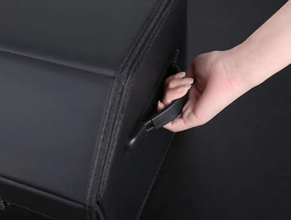 Trunk Organizer for SUV with Lid – 12.15 Gallon Collapsible Multi-Compartment Storage for Auto, SUV, Truck & Minivan