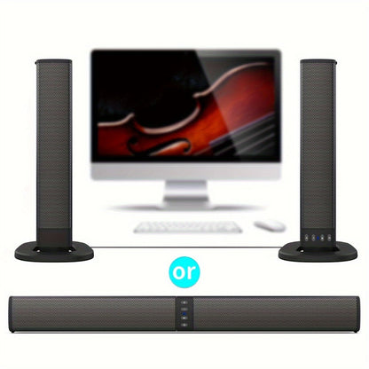 Sound Bar with 4 Subwoofers 20W Hi-Fi Wireless Surround Sound System Bluetooth 5.0 TWS Wall for an Everyday Personal Care Routine