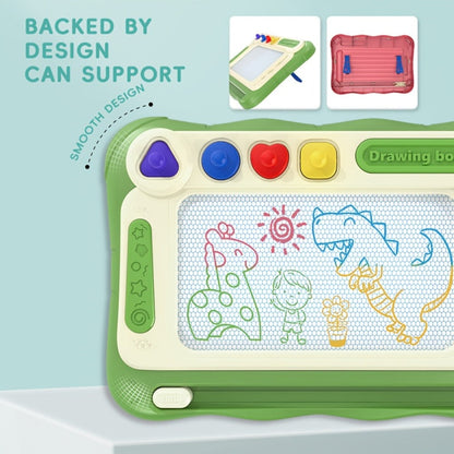 Kids Drawing Board Easel Upgraded with 4 Stamps & Paintbrush with the Listed Color, Size or Set Options for Everyday Use