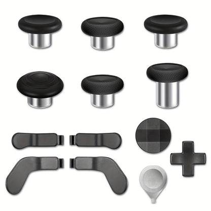 Xbox Elite Controller Series 2 Accessories 13-in-1 Replacement Kit – Paddles Thumbsticks Analog Sticks 2 D-Pads Repair Tool Stainless Steel