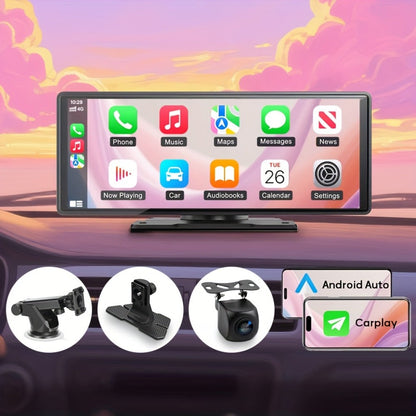 Wireless CarPlay & Android Auto Car Display – 7" & 10.62" HD Touchscreen, GPS Navigation, 1080P Reversing Camera, Dashcam, Mirror Link