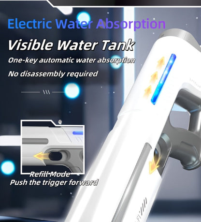 Electric Pulse-Light Water Blaster Bundle with Hard Case, Pictured Goggles and Three Color Choices