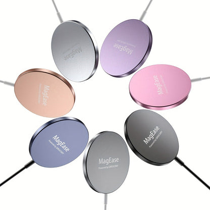 MagSafe Magnetic Wireless Charging Pad 15W Snap Alignment, Fast Charger for iPhone 17/16/15/14/13/12 & AirPods Pro/3/2