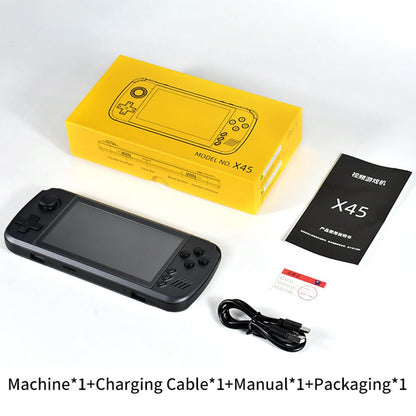 Handheld Game Console Powkiddy X39 PRO with 4.5-Inch IPS HD, 854x480 full-fit screen, 64GB Options, 3000mAh Battery, Linux