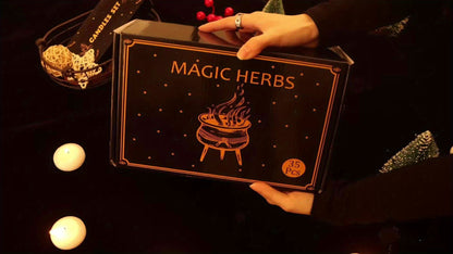 Dried Herbs & Flowers Magic Supplies Kit 40 Pack, Witch Starter Set for Rituals, Spells, Candle & Soap Making