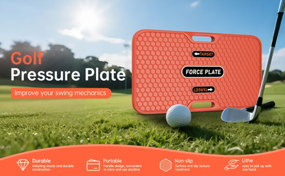 Golf Swing Trainer Balance Board with Weight Transfer Pressure Plate – Beginner Practice Aid for Swing Mechanics