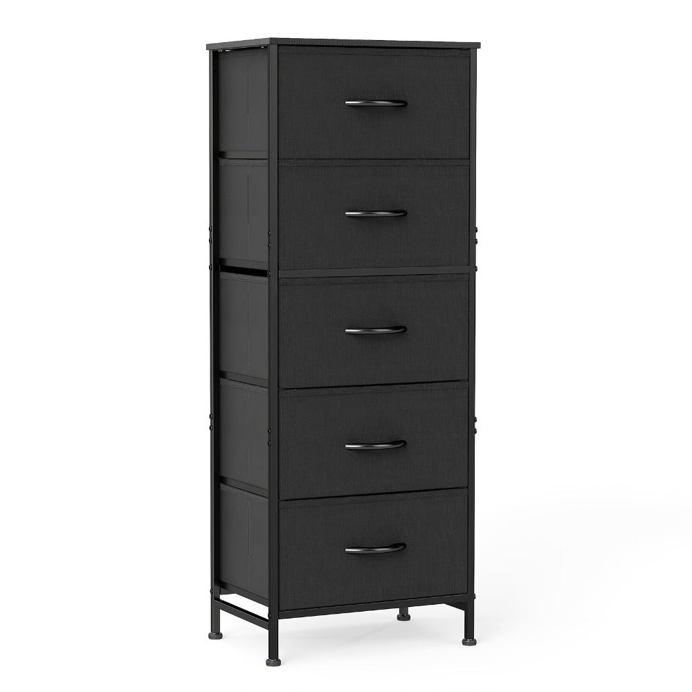 5-Drawer Freestanding Kitchen Pantry Cabinet with Multiple Color Options detail image - detail view 3