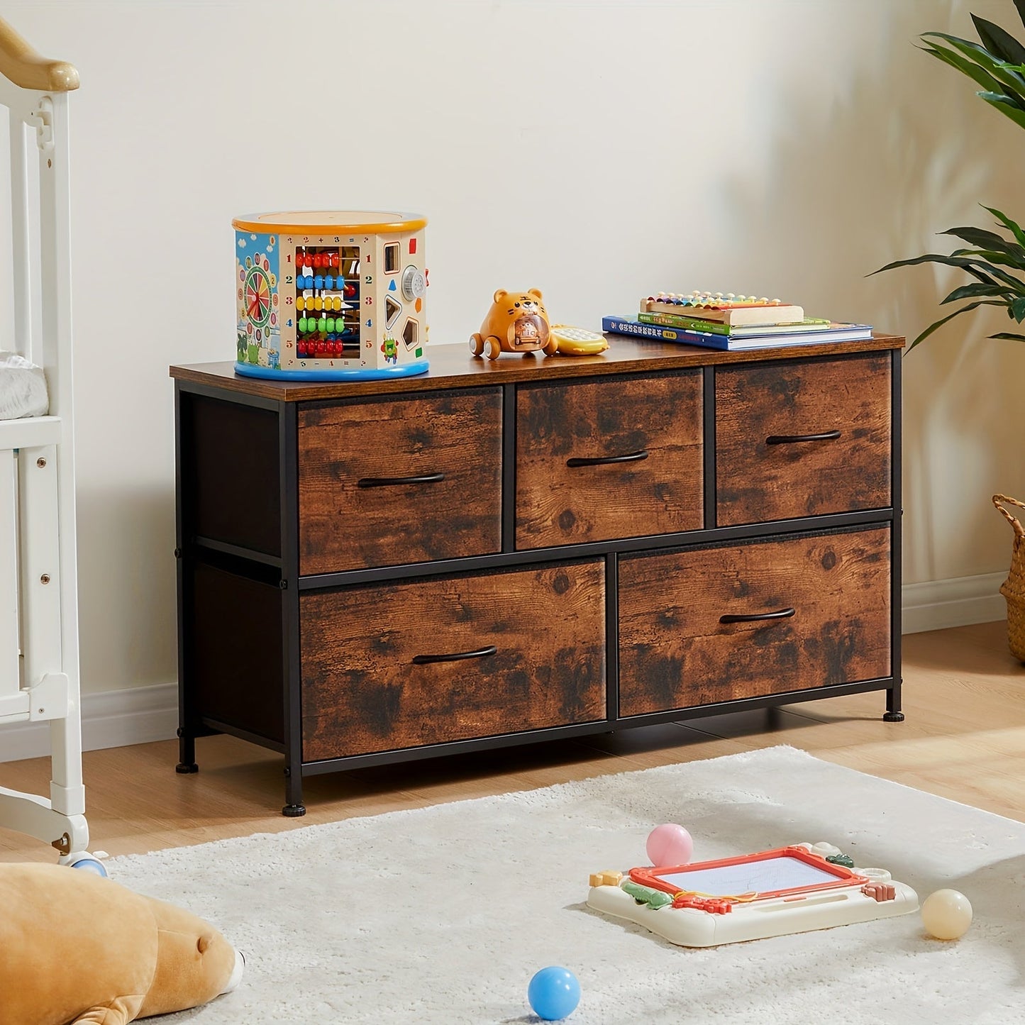 Dresser shown in the Brown option