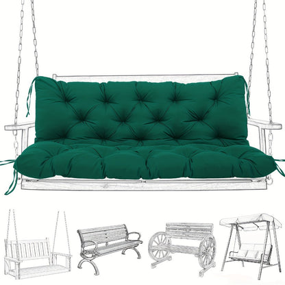 5-Inch Outdoor Swing Cushion with Waterproof Protection and Memory Foam for Patio detail image - detail view 13