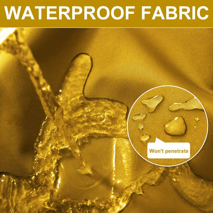 5-Inch Outdoor Swing Cushion with Waterproof Protection and Memory Foam for Patio detail image - detail view 5