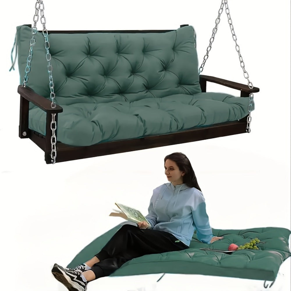 5-Inch Outdoor Swing Cushions with Waterproof Protection and Washable Cover for Patio detail image - detail view 18