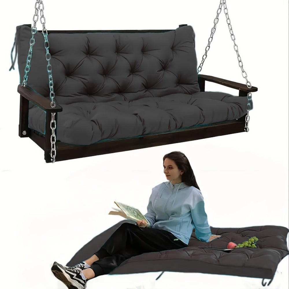 5-Inch Outdoor Swing Cushions with Waterproof Protection and Washable Cover for Patio detail image - detail view 21