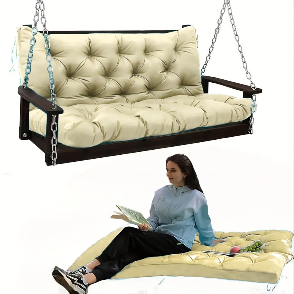 5-Inch Outdoor Swing Cushions with Waterproof Protection and Washable Cover for Patio detail image - detail view 23