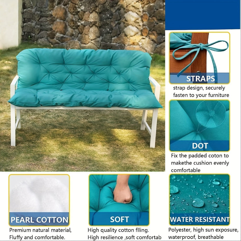 5-Inch Outdoor Swing Cushions with Waterproof Protection and Washable Cover for Patio detail image - detail view 27