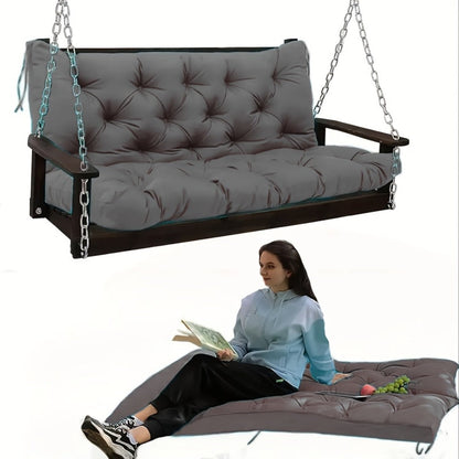 5-Inch Outdoor Swing Cushions with Waterproof Protection and Washable Cover for Patio detail image - detail view 9