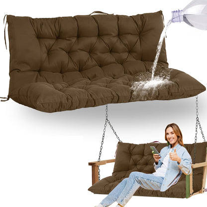 Patio Cushion shown in the coffee(New 5in thick) option