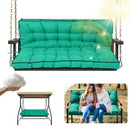 Patio Cushion shown in the lake blue (New 1.97inch thick) option