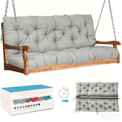 Patio Cushion shown in the Light Gray (48×40 in) option