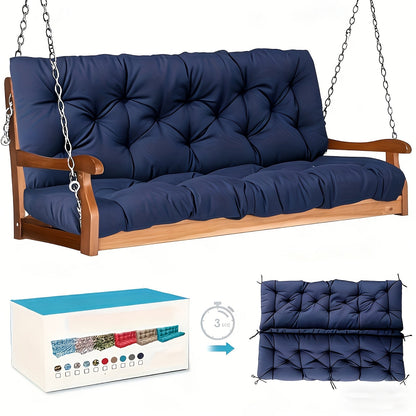 Patio Cushion shown in the Navy Blue (48×40 in) option