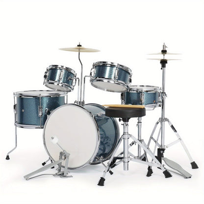 5-Piece Beginner Acoustic Drum Set shown in the main product view