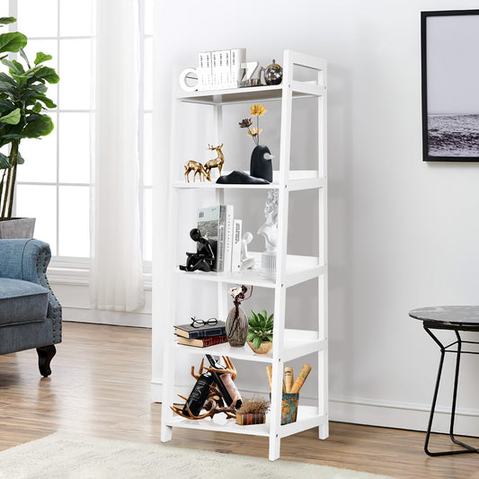 Bookshelves and Bookcases shown in the White option