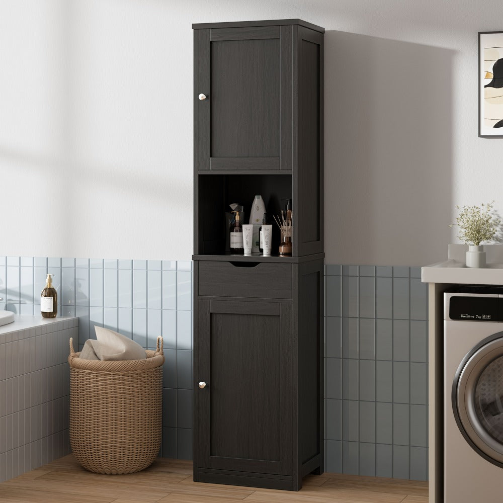 5-Tier Freestanding Bathroom Storage Cabinet, Freestanding Storage Cupboard detail image - detail view 7