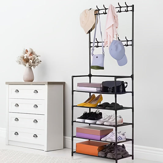 Coat Rack shown in the Black - upgraded version option