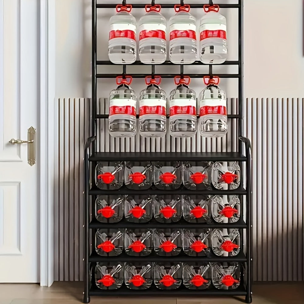 5-Tier Freestanding Coat Rack, Freestanding Garment Rack for Organized Everyday Storage detail image - detail view 8