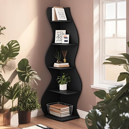 Corner Shelf shown in the Black, 1pc option
