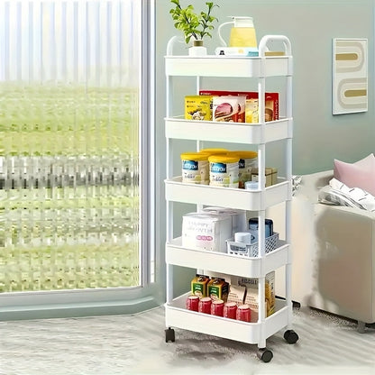 Storage Cart shown in the WHITE option