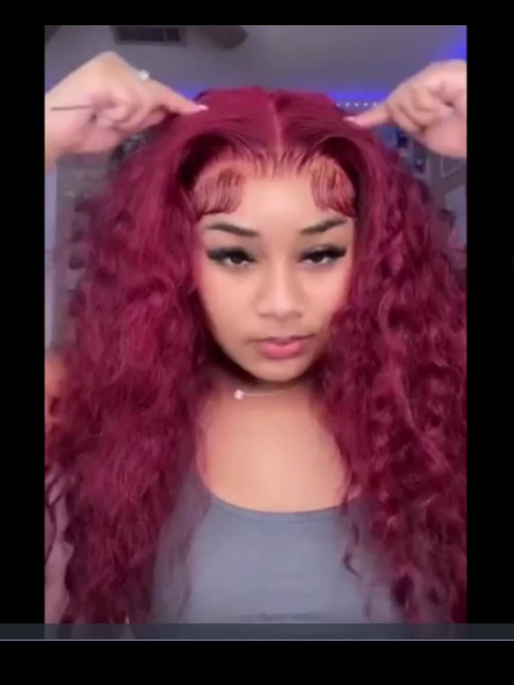 Lace Front Wig 24in Deep Curly Style with 13x4 Lace, 180% Density and Ginger Orange Color Choice