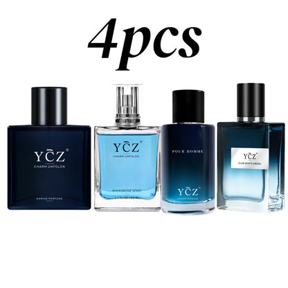 Men's Cologne Gift Set - Eau de Parfum Lavender Fresh & Woody Fragrance, Multi-Piece Sets 2 3 or 4 Bottles