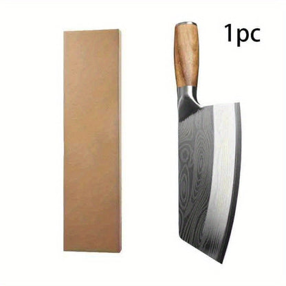 Damascus Chef Knife Set, Sharp Stainless Steel Kitchen Knife with Damascus Pattern Blade for Chopping Vegetables