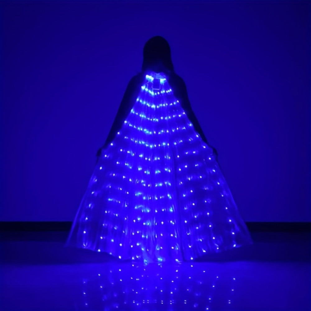 LED Feather Dance Costume Glowing Luminous with the Listed Color, Size or Set Options for Everyday Use