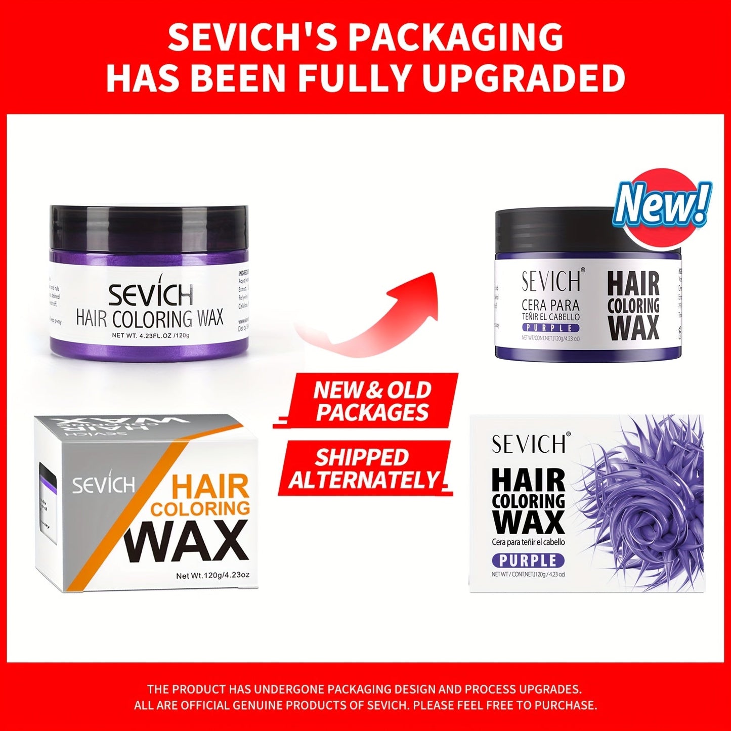 Hair Color Wax 13 Shades 120g, Temporary Hair Dye for Men & Women, Easy Apply & Wash Out, Party, Festival