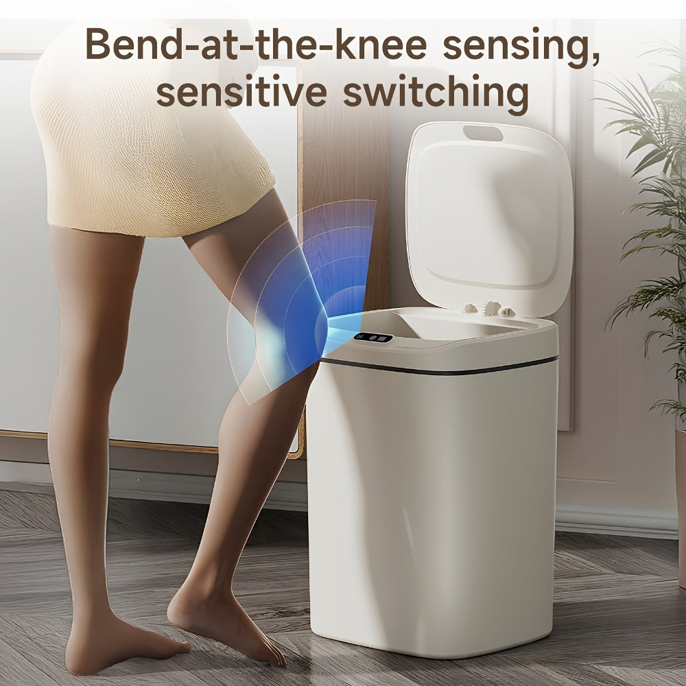 Motion Sensor Trash Can Touchless, Smart Hands-Free Trash Bin with Sealing Lid & Odor-Blocking Technology