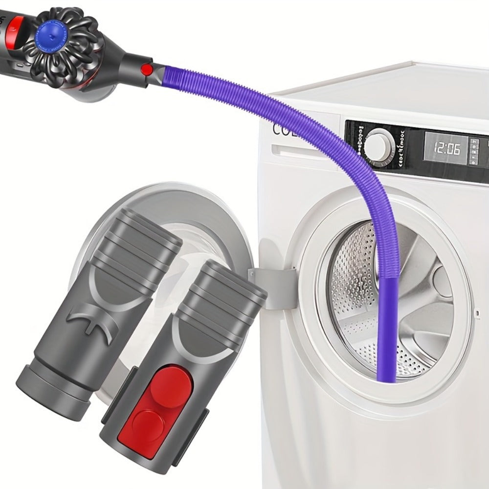 Dryer Vent Cleaner Kit Vacuum Hose Attachment for Dyson V15 V12 V11 V10 V8 V7 V6 for Entryways, Bedrooms and Living Spaces