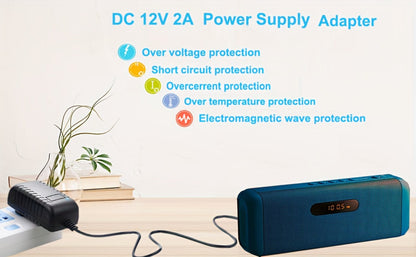 12V 2A AC DC Power Supply Adapter 11-in-1 with 10 Tips 100-240V 50-60Hz Universal DC Transformer for an Everyday Personal Care Routine