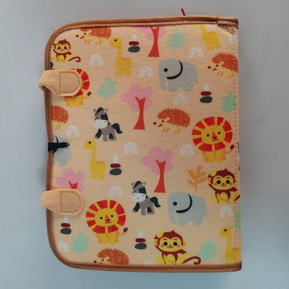 Busy Board for Toddlers 1 2 3 Years Old Montessori Sensory Activity Travel Toy with Zippers Buckles Buttons Laces