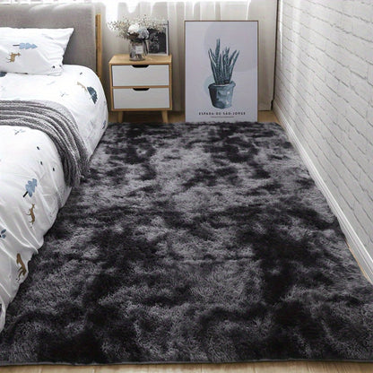Rectangular Shaggy Area Rug with Nine Color Labels and 3 x 5-Foot to 8 x 10-Foot Size Options