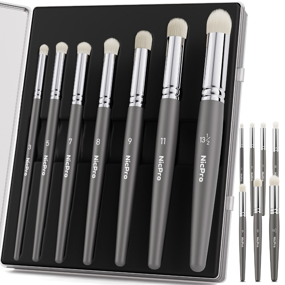 Dry Brush Set for Miniature Painting 7 Sizes, Professional Drybrush Kit with the Listed Color, Size or Set Options for Everyday Use