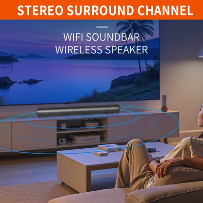 4D Surround Sound Subwoofer Speaker, Wireless & Wired, USB Plug & Play, Party Speaker for Laptop