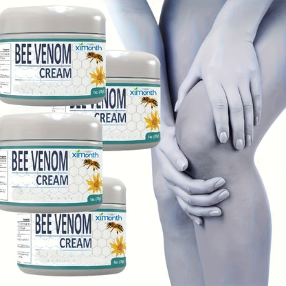 Bee Venom Joint & Muscle Cream for Hands Feet Knees Lumbar Support – Hydrating Glycerin Paraffin Wax Fragrance-Free Soothing Relief Cream