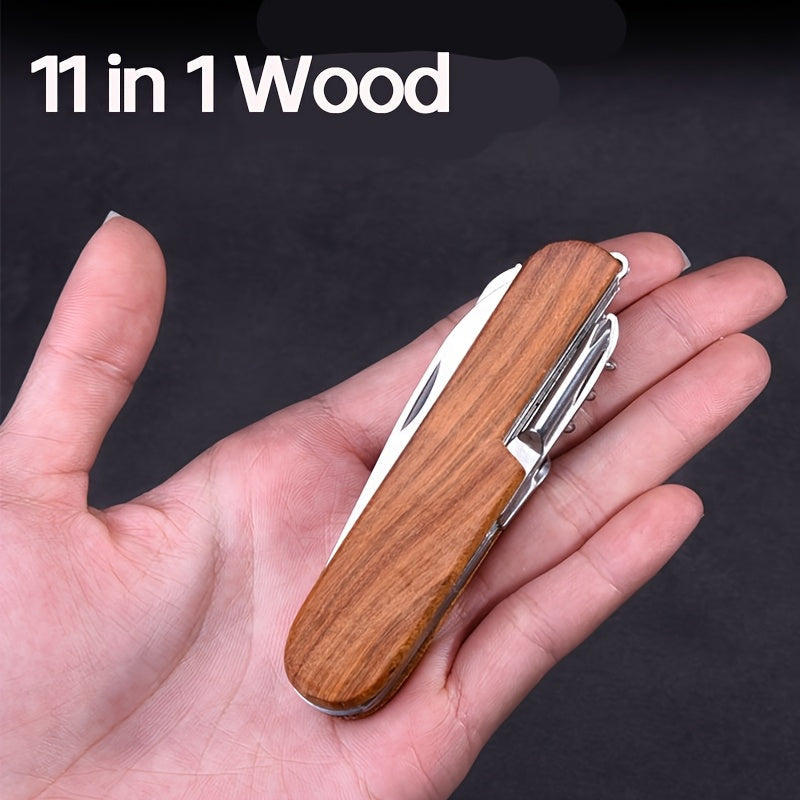 Multitool Pocket Knife 17-in-1, Includes Screwdriver, Pliers, Scissors, Bottle Opener & More, Portable Multi-Tool for Camping