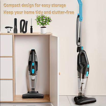 Stick Vacuum Cleaner 70Kpa MAX Suction Cordless & Corded 8-in-1 Handheld Vacuum for Hard Floors, Carpets & Pet Hair