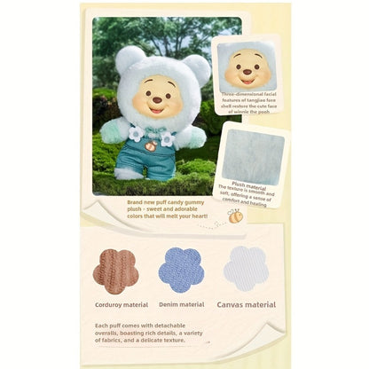 Winnie the Pooh Plush Toy MINISO Disney Candy Series, Licensed Stuffed Animal 1pc Random Style