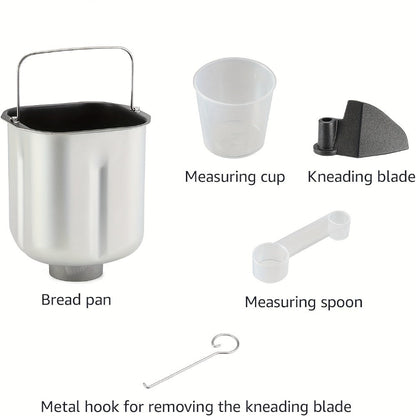 Bread Machine 12-in-1 Bread Maker with Gluten-Free Setting, Nonstick Pan, 2 Loaf Sizes, 13H Delay Timer & 1H Keep
