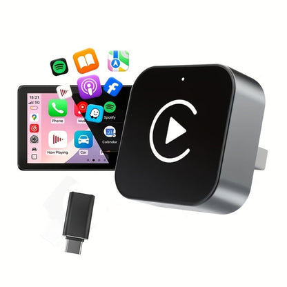 2-in-1 Wireless CarPlay & Android Auto Adapter Mini USB Dongle 2026 Upgrade Fast Stable Connection for iOS 10+ & Android 11+