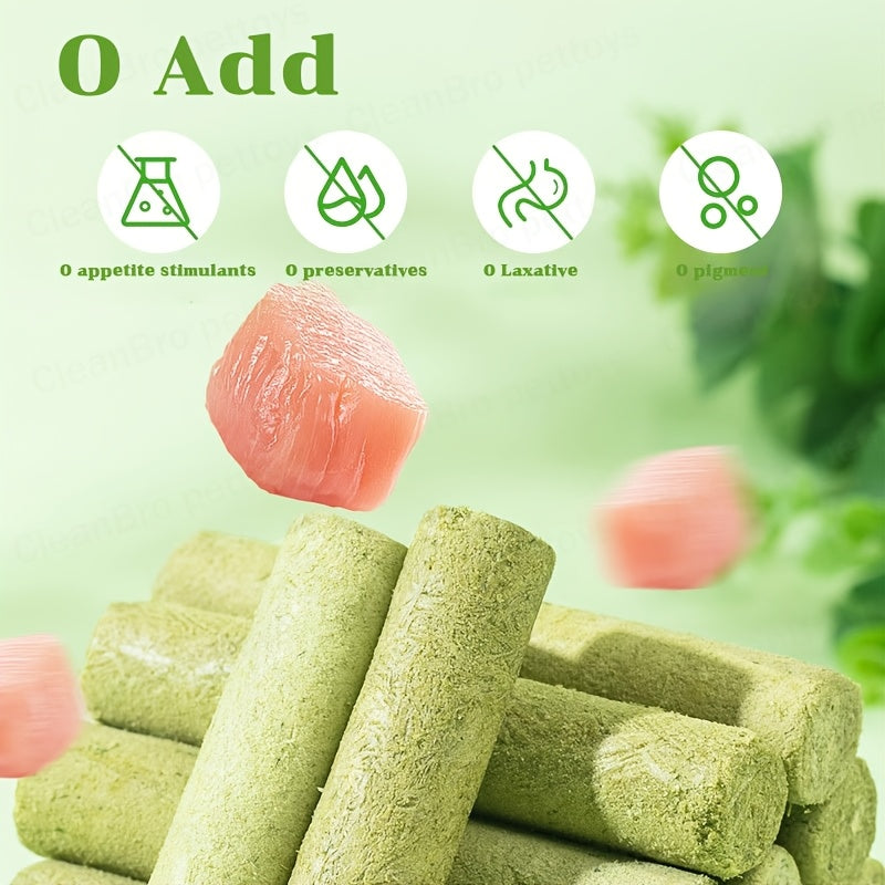 Cat Grass Freeze-Dried Sticks – Natural Dental Chew Snacks for Cats, Hairball Removal & Teeth Cleaning, Consumable Cat Grass Chew Toy (15